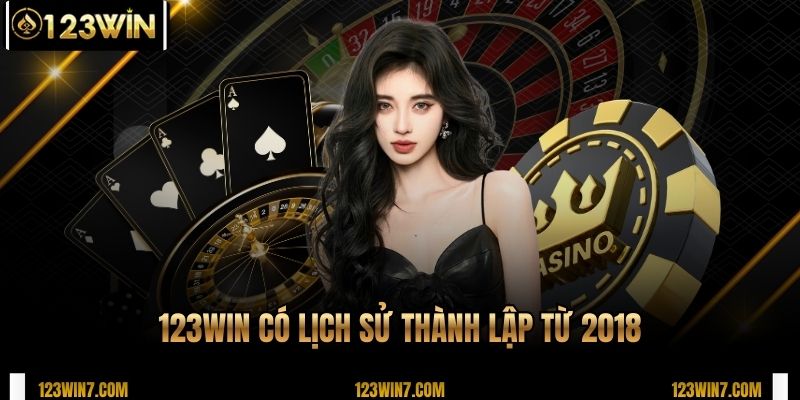 123WIN có lịch sử thành lập từ 2018